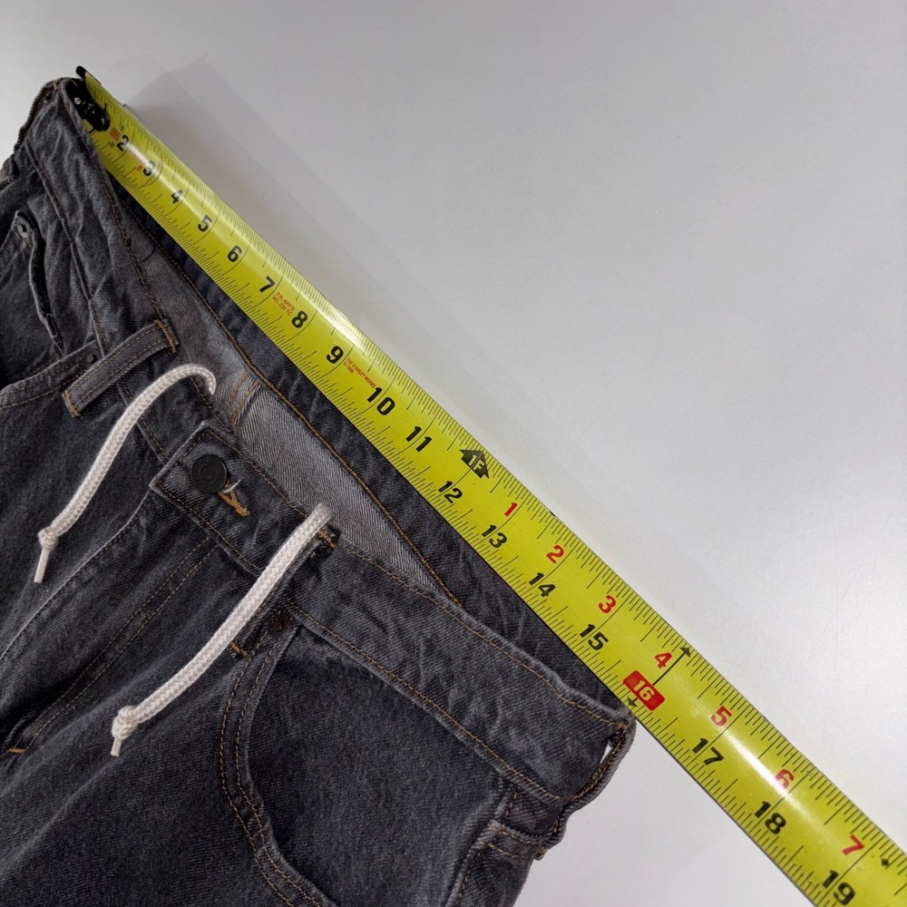 Levi's Super Baggy Jeans 32x34 Black Out Rinse Dark Wash A42980004 Loose Fit Y2K - Picture 2 of 7